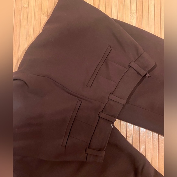 Aritzia Pleated Pant in Brown 00 NWOT - Picture 9 of 12